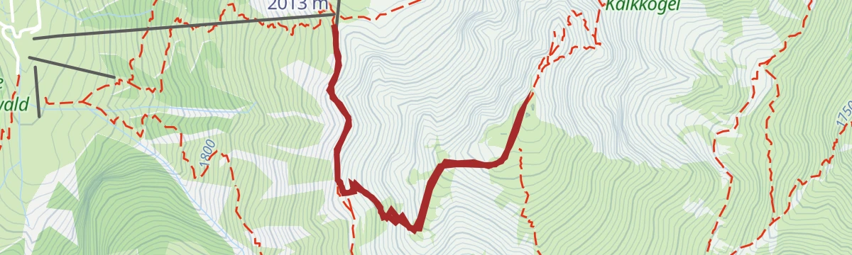 Route map: Gipfeltour Nockspitze